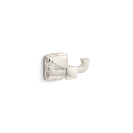 Kohler Riff Robe Hook Vibrant Polished Nickel K-27411-SN